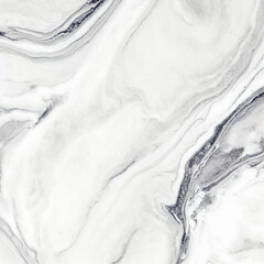 Obraz premium White marble texture Close-up Elegant and sophisticated Veins and swirls in gray and black tones Ideal for creating a luxurious design