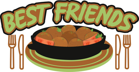 Meatball T-Shirt Design