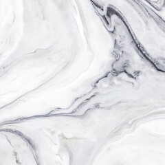 Obraz premium White marble texture Close-up Elegant and sophisticated Veins and swirls in gray and black tones Ideal for creating a luxurious design