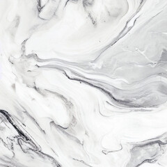 Obraz premium White marble texture Close-up Elegant and sophisticated Veins and swirls in gray and black tones Ideal for creating a luxurious design