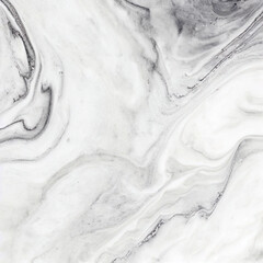 Obraz premium White marble texture Close-up Elegant and sophisticated Veins and swirls in gray and black tones Ideal for creating a luxurious design