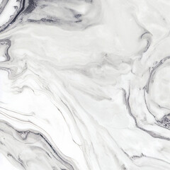 Obraz premium White marble texture Close-up Elegant and sophisticated Veins and swirls in gray and black tones Ideal for creating a luxurious design