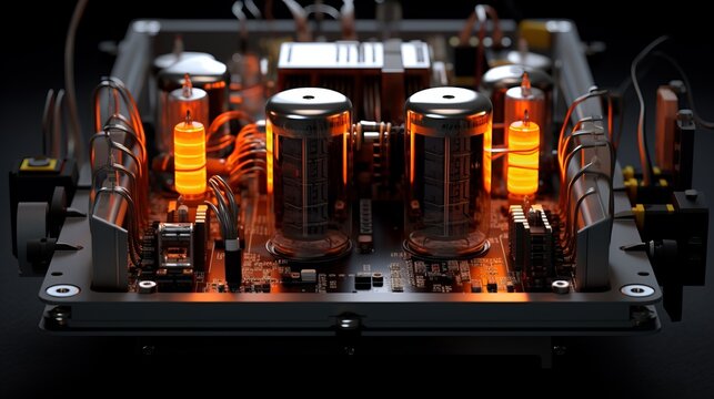 rectifier, polarized voltage for welding, copy space, 16:9