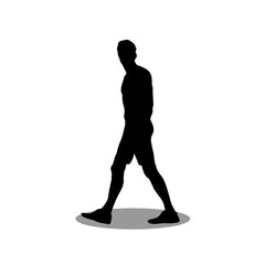 Men silhouette stock vector illustration