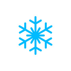 Snow icon. Snowflake icon vector