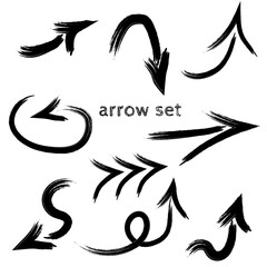 arrow set black watercolor 09