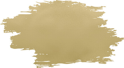 Gold brush stroke paint box, golden brush stroke banner