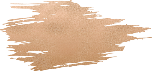 Rose gold brush stroke paint box