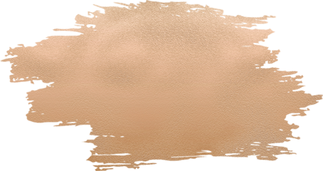 Rose gold brush stroke paint box