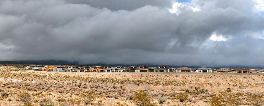 4K Image: New Housing Development in Summerlin, West of Las Vegas