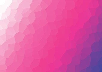 Illustration vector Polygon. Pink and blue gradient background, modern style.