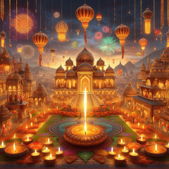 Happy Diwali A Celebration of Lights