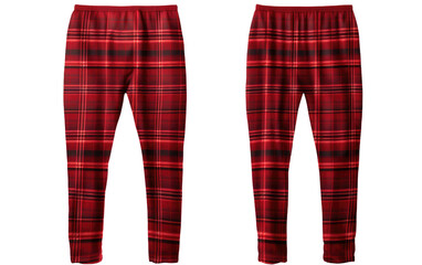 Winter Sleepwear on White or PNG Transparent Background..