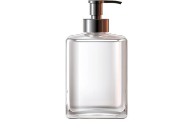 Obraz premium Soap Collection Glass on White or PNG Transparent Background.