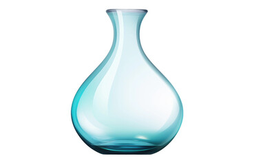 Glass Ensemble Collection Stand on White or PNG Transparent Background.