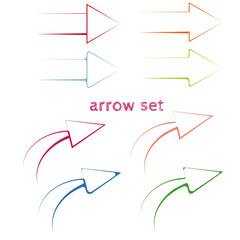 arrow set colorful 14