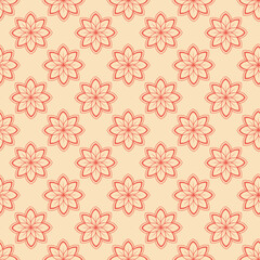 Seamless heart pattern background.Simple heart shape seamless pattern in diagonal arrangement. Love and romantic theme background.