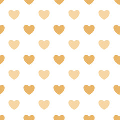 Seamless heart pattern background.Simple heart shape seamless pattern in diagonal arrangement. Love and romantic theme background.