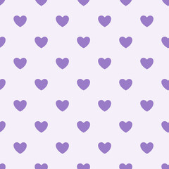 Seamless heart pattern background.Simple heart shape seamless pattern in diagonal arrangement. Love and romantic theme background.