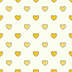 Seamless heart pattern background.Simple heart shape seamless pattern in diagonal arrangement. Love and romantic theme background.