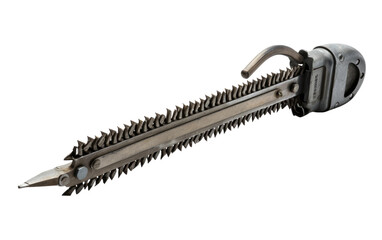 Rebar Cutter on White or PNG Transparent Background.