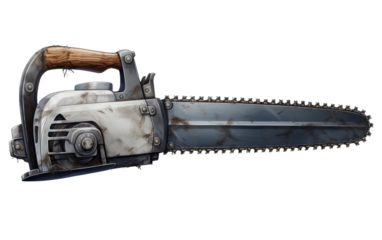 Cutting Tool Saw on White or PNG Transparent Background.