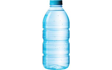 Bottle View on White or PNG Transparent Background.