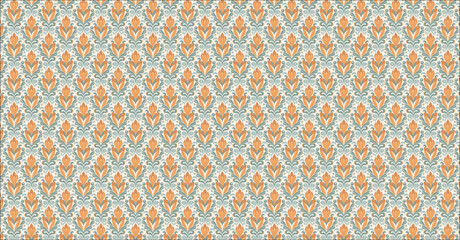 pattern with leaves, pattern,vector Damask seamless pattern element. Vector floral damask ornament vintage