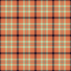 Plaid background fabric of check seamless textile with a texture pattern tartan vector.