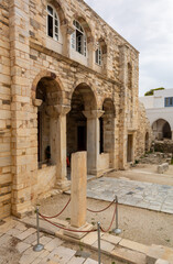 Holy Church of the Virgin Mary Ekatontapiliani, in Parikia. The Byzantine Museum of Paros....