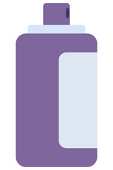 Spray bottle icon isolated white background.