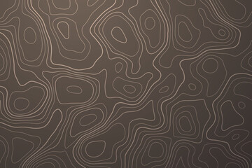 Topographic map patterns, topography line map. Vintage outdoors style
