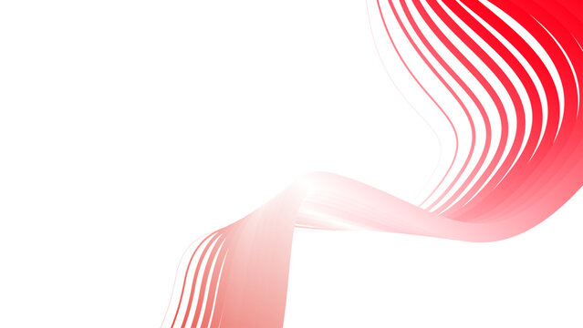 white red flag gradient background abstract wavy tech lines 