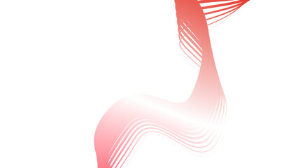 Fototapeta premium white red flag gradient background abstract wavy tech lines 