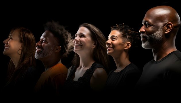 group of people generated ai