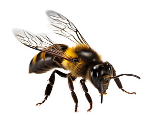Bumblebee Isolated on Transparent Background
