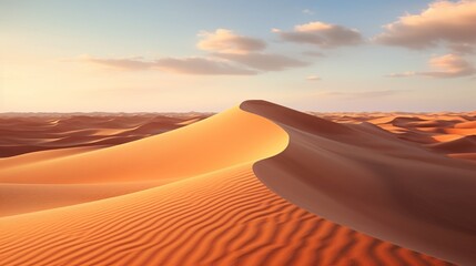 Fototapeta na wymiar Beautiful sand dunes in the Sahara desert