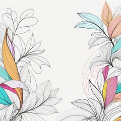 hand - drawn colorful floral seamless pattern with leaves. vector illustration hand - drawn colorful floral seamless pattern with leaves. vector illustration hand drawn floral seamless pattern