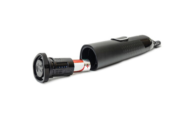 Fototapeta premium Hair trimmer with battery removed
