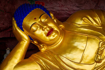 The golden Buddha at Chengde in China