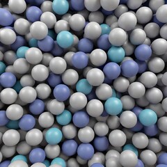 abstract background with balls abstract background with balls blue and white spheres background. 3d render
