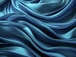 Obraz premium Modern creative graphic art wallpaper, dark backgrounds blue glossy.