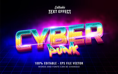Retro 80s old style editable vector text effect.Premium Vector	