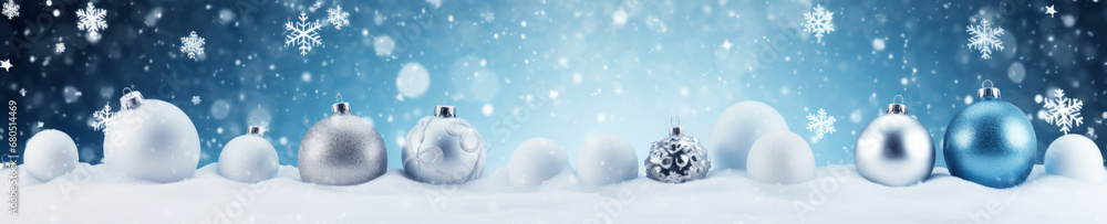 Poster abstract background with christmas theme, web site header or footer template
