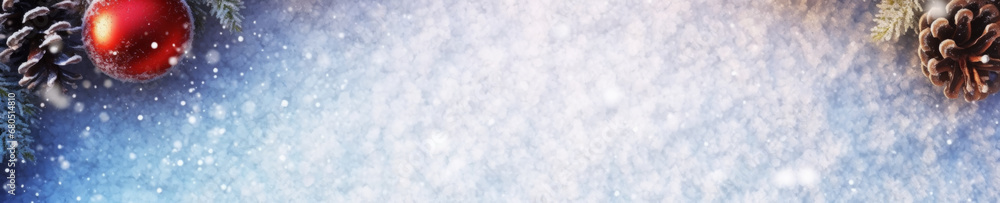 Poster abstract background with christmas theme, web site header or footer template