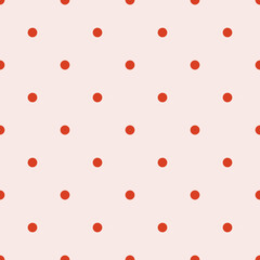 Color Seamless polka dot pattern. Colored repeat dots background for Your design