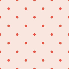 Color Seamless polka dot pattern. Colored repeat dots background for Your design