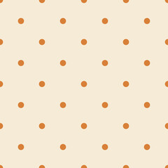 Color Seamless polka dot pattern. Colored repeat dots background for Your design