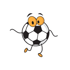 Fototapeta premium football character for children