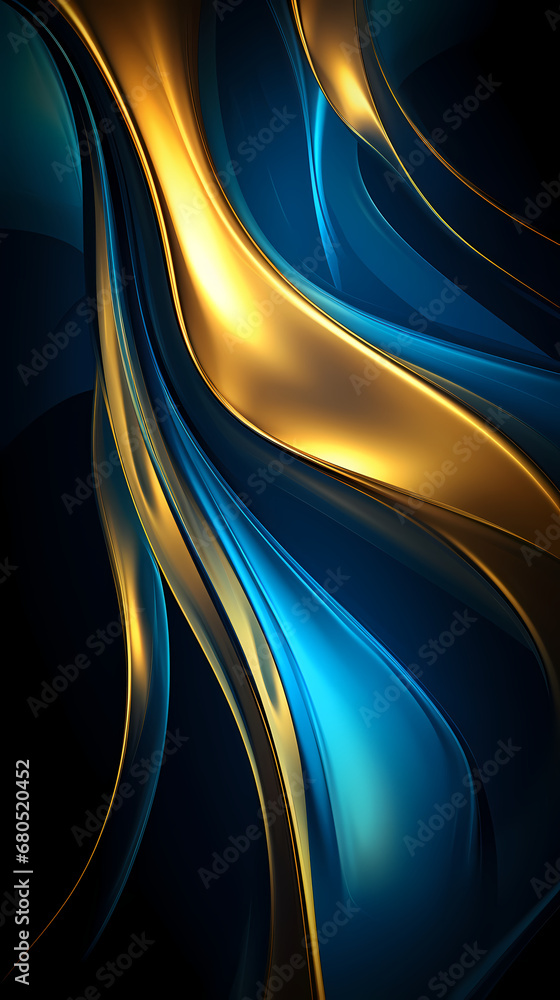 Poster Abstract Blue background